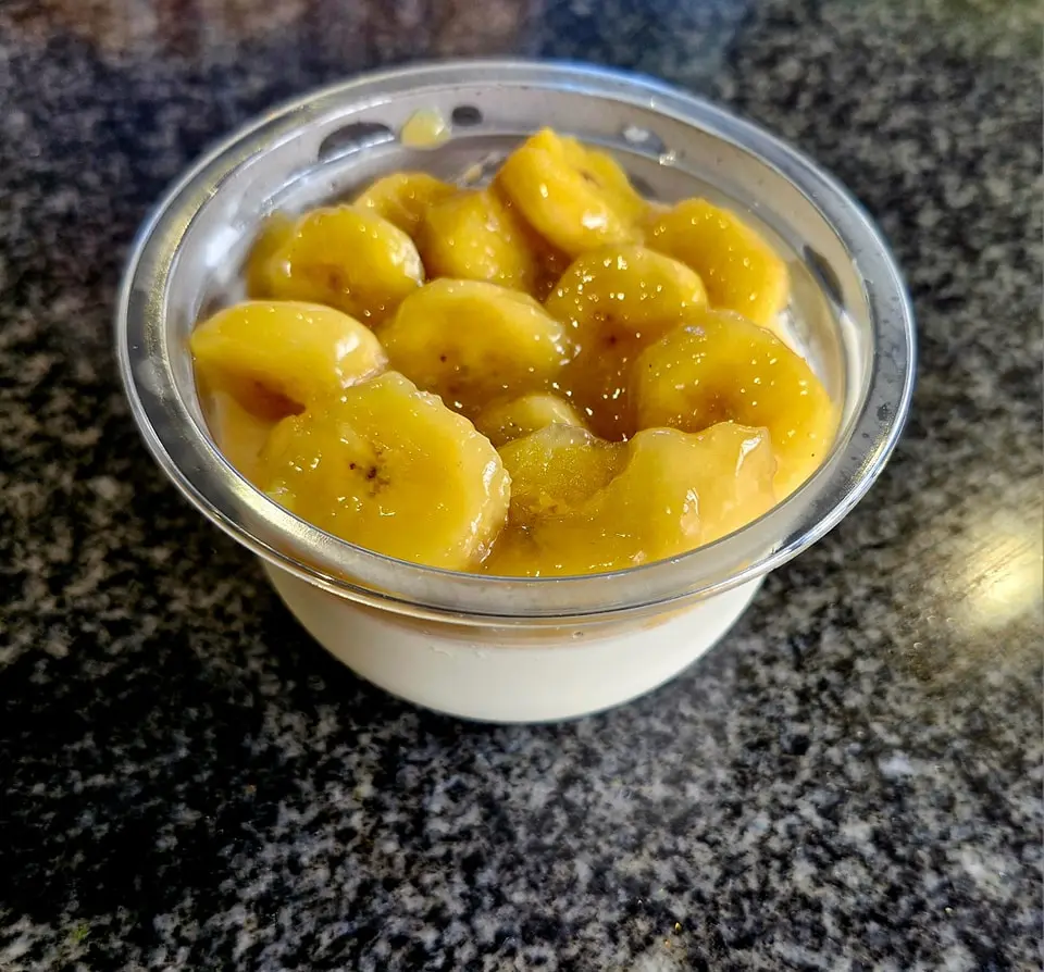 Panacotta ananas