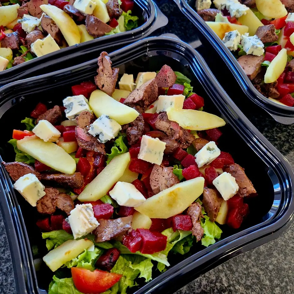 Salade au foie de volaille  